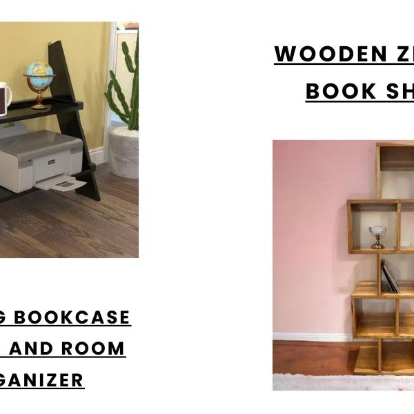 Wooden Bookshelf - The Ideal Blend of Functionality and Beauty