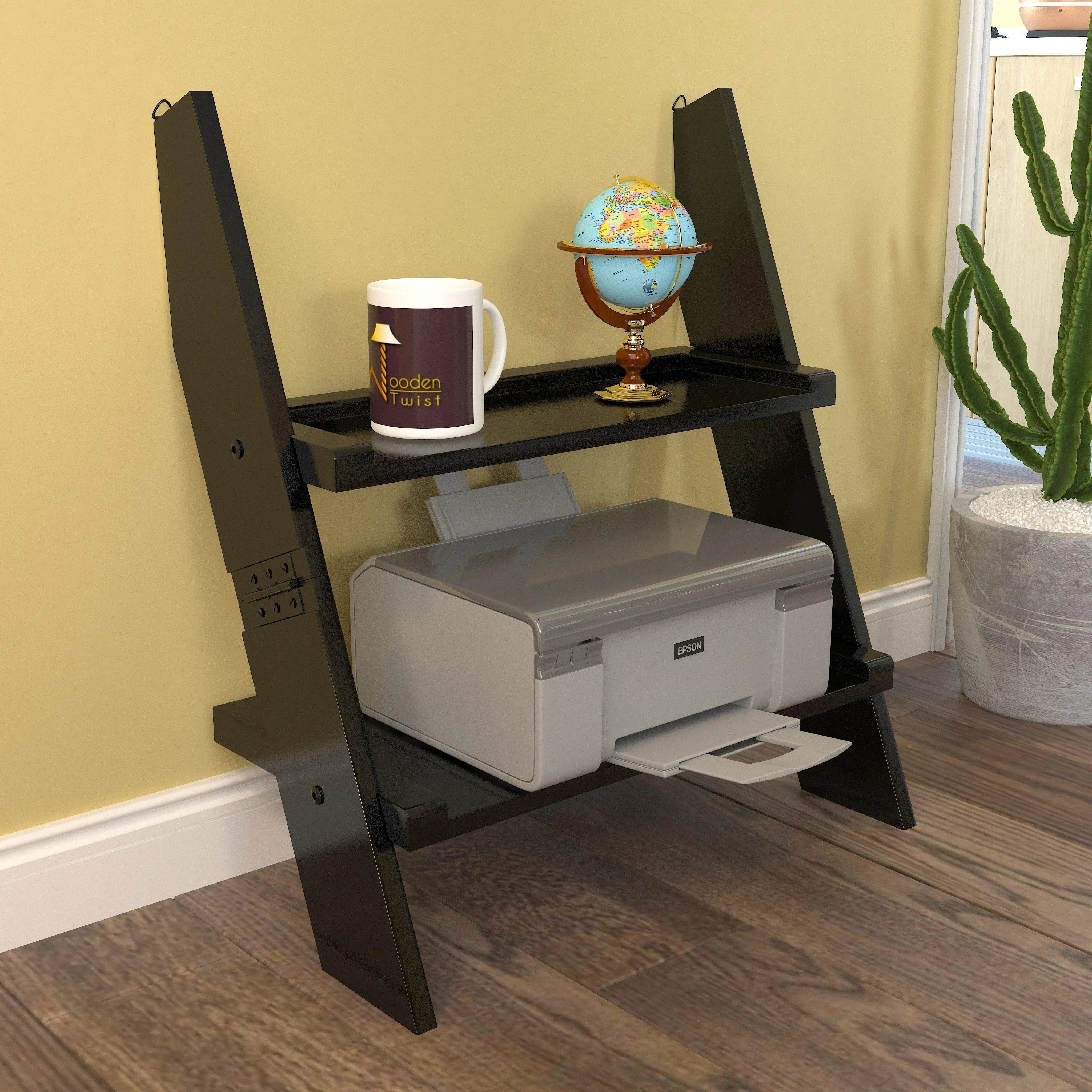 Elevate Your Home Decor with a Leaning Bookcase Ladder and Room Organizer
