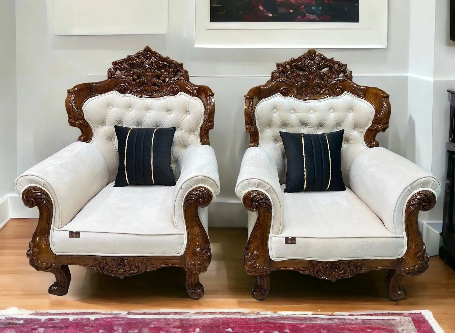 The Timeless Elegance of Glamor Hand Carved Teak Wood Sofa Set Designs