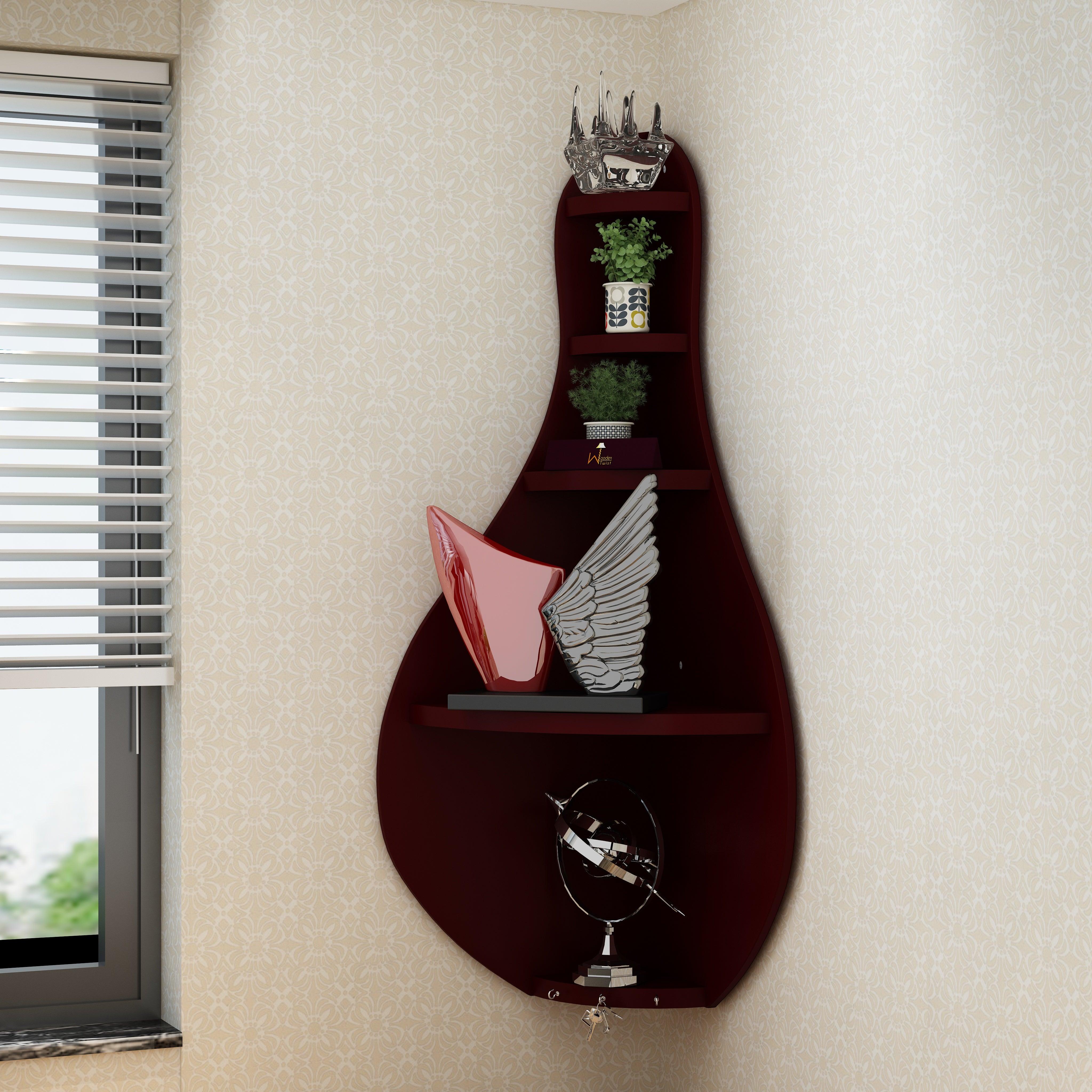 Corner Wall Shelves Dubai UAE - Buy Online | Wooden Twist