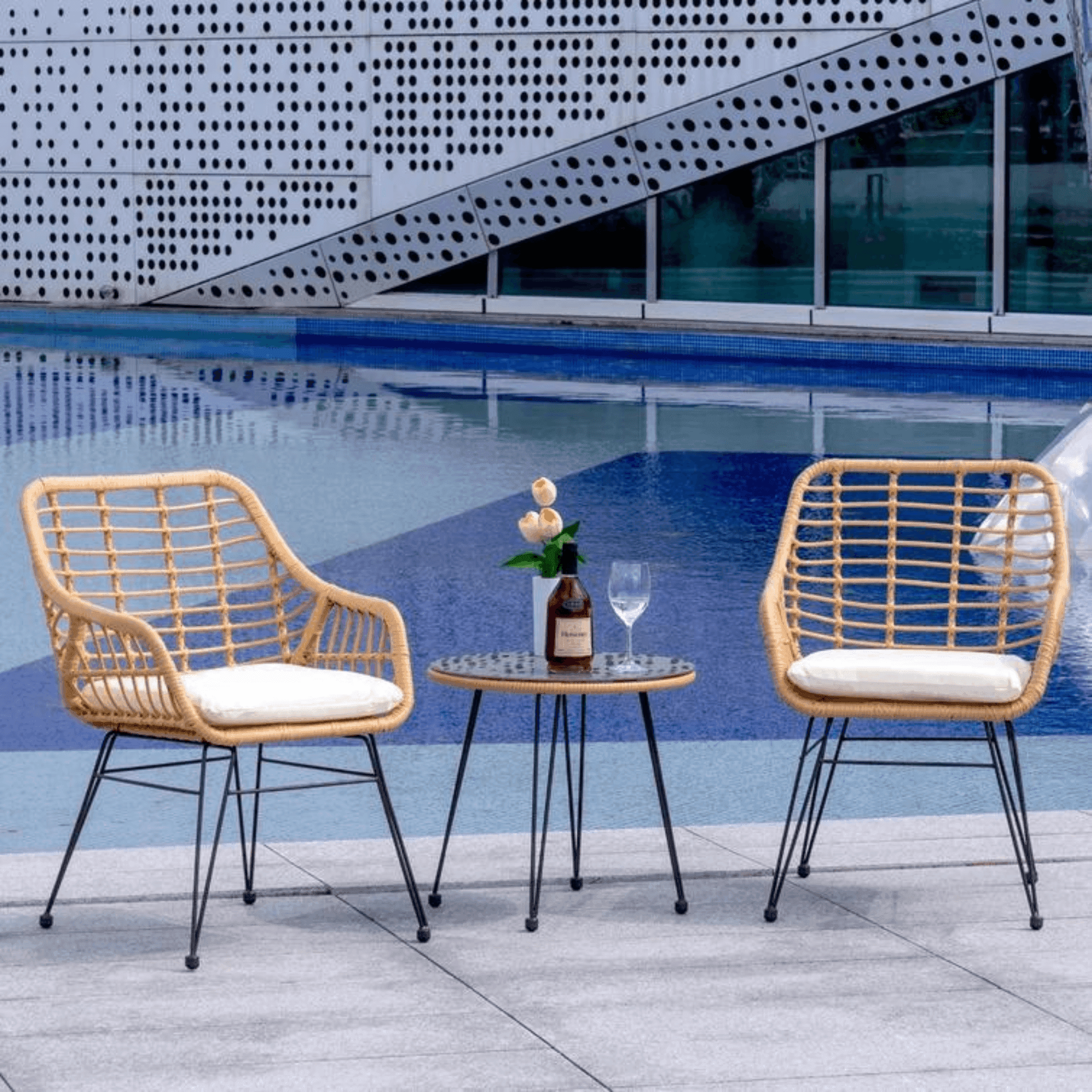Balcony Table & Chair Sets Dubai UAE - Outdoor Balcony Furniture | Wooden Twist