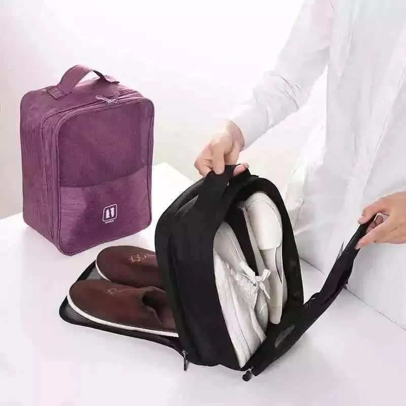 Travel Storage Shoe Bag Storage Bag Multifunctional Portable Storage Shoe Box Shoe Bag - Wooden Twist UAE