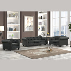 Button tufted sofa