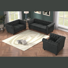 Velvet upholstery sofa