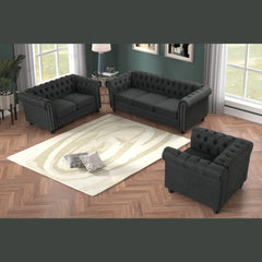 Velvet upholstery sofa