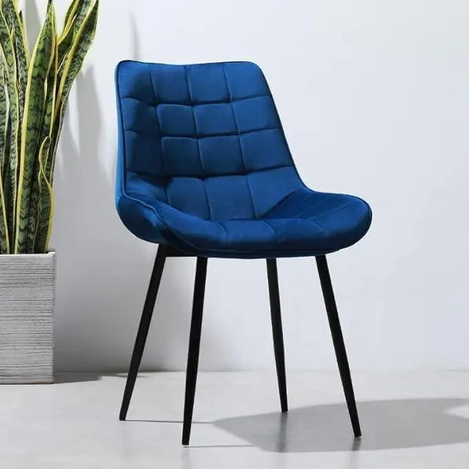 Wooden Twist Stow Design Modern Cafe Dining Chair Metal Legs - Wooden Twist UAE