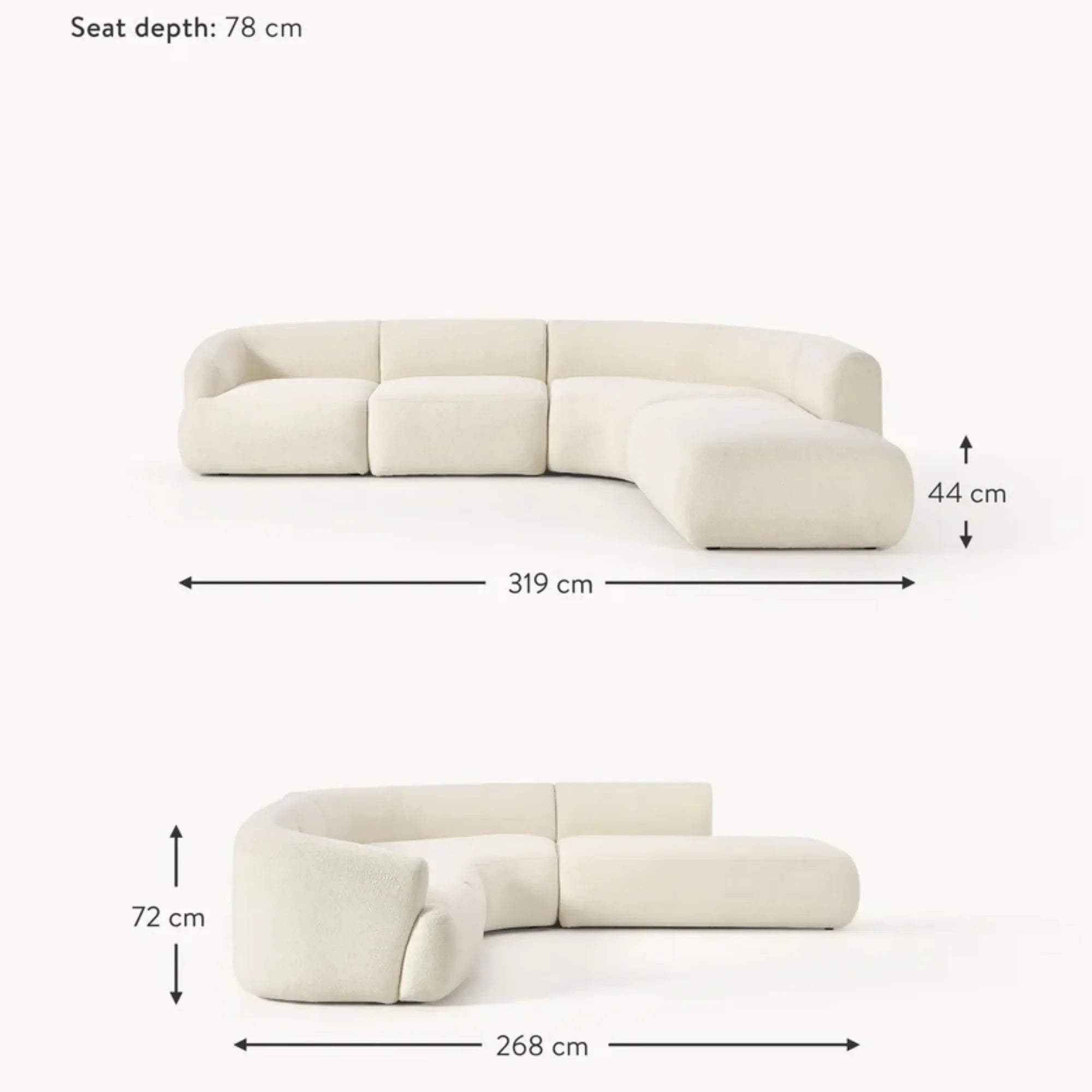Modular sectional sofa