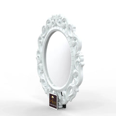 Modern Decorative Wooden Wall Mirror Bathroom Mirror - Wooden Twist UAE