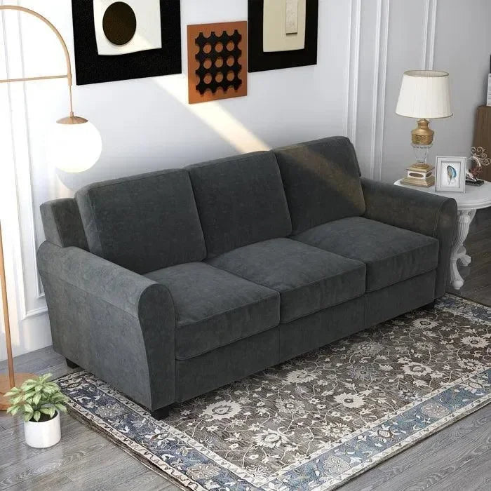 Wooden Twist Modern Sofa