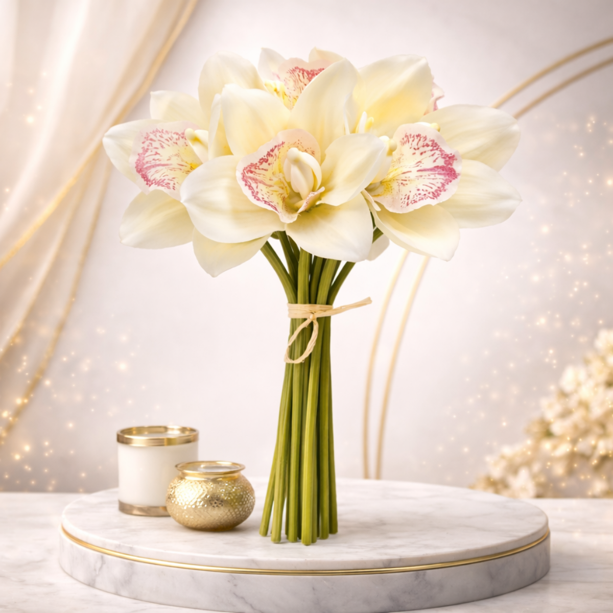 Artificial Magenta Orchid Flower