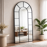 Aurelio Arch Window Style Full-Length Mirror