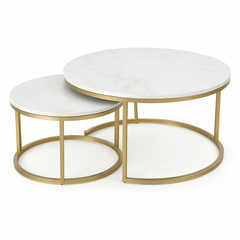 nesting coffee table set of 2