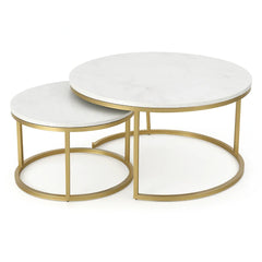 nesting coffee table set of 2