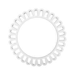 Wooden Twist Modern Decorative Wooden Wall Mirror Bathroom Mirror Dressing Bathroom Vanity Mirror - Wooden Twist UAE