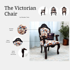 Hand Carved Teak Wood Chair