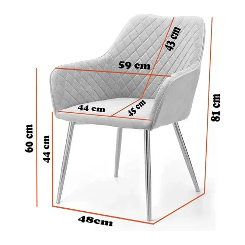 Modern cafe dining chair