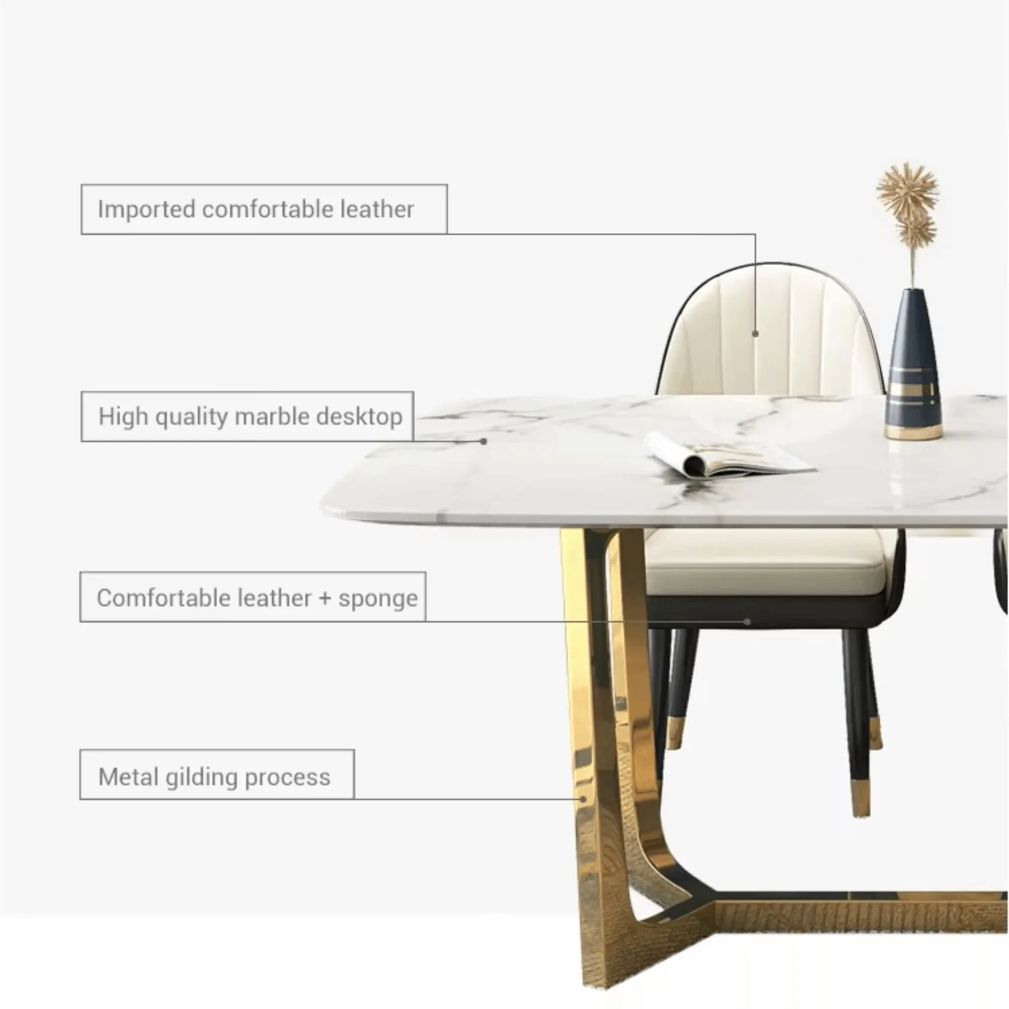 Stainless Steel Dining Table