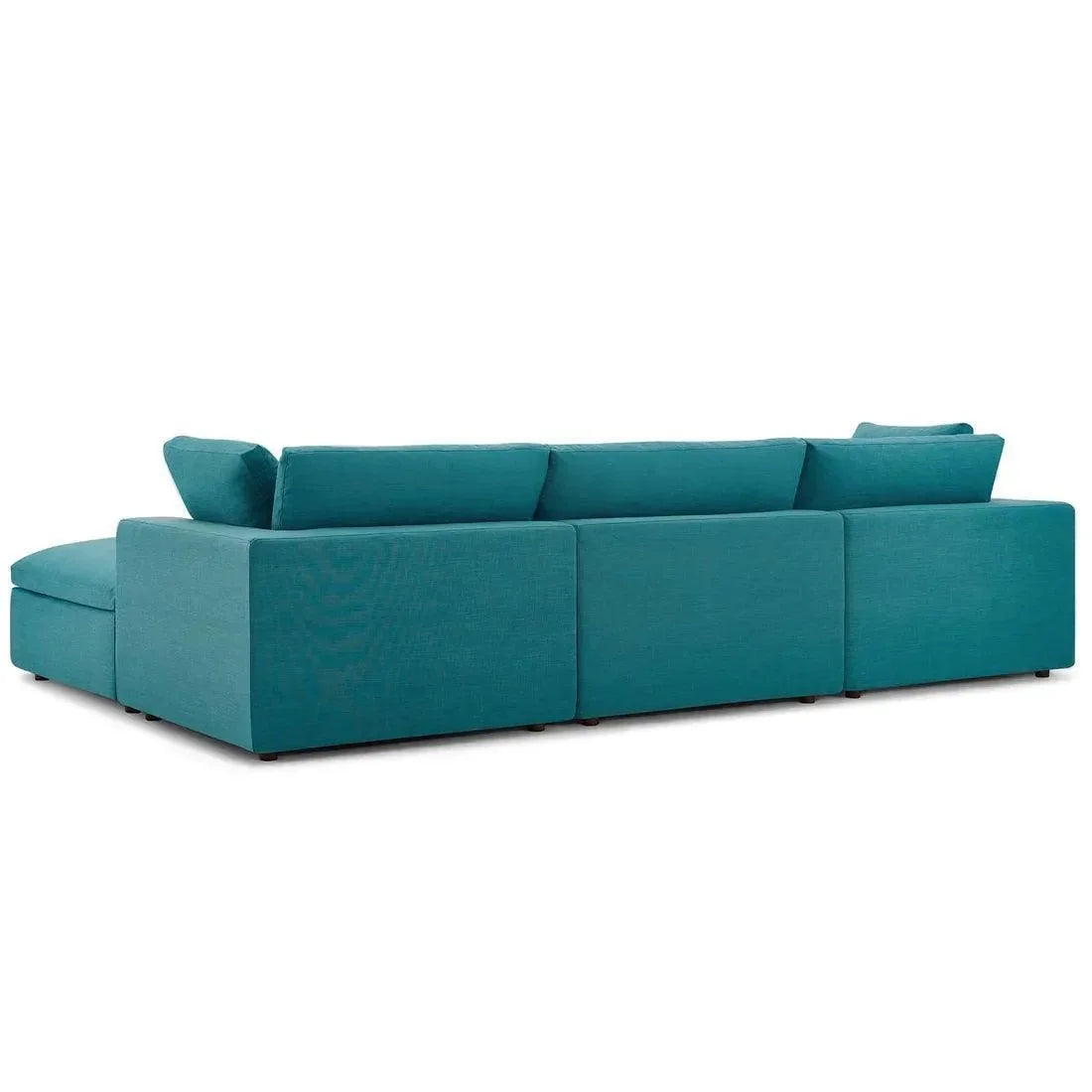 Wooden Twist Modernize Relleno L-Shape 4 Piece Sectional Sofa Set - Wooden Twist UAE