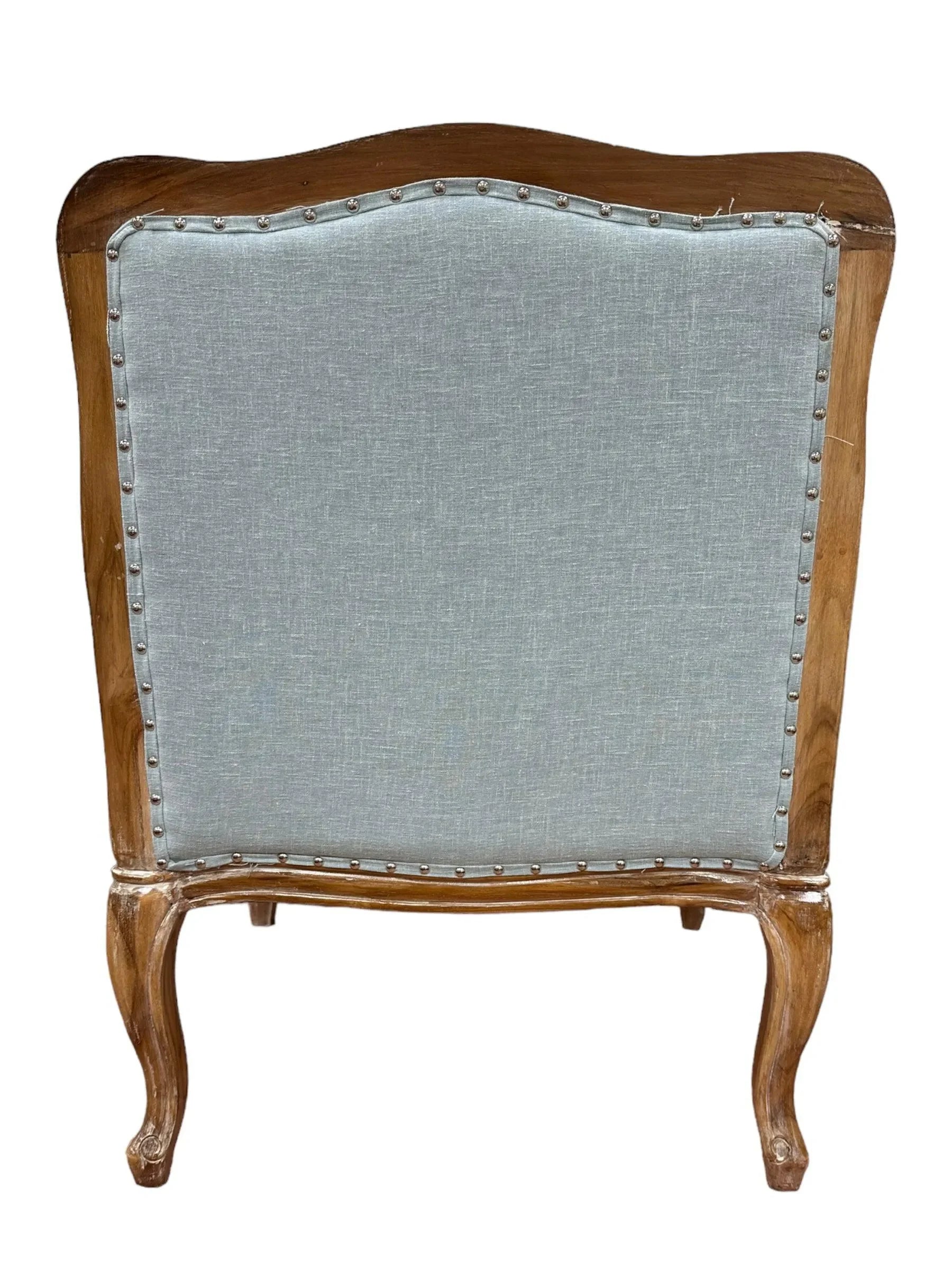 Wooden Bransford Arm Chair (Light Blue) - Wooden Twist UAE