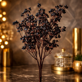 Artificial Black Berry Floral Stem