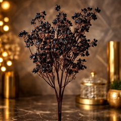 Artificial Black Berry Floral Stem