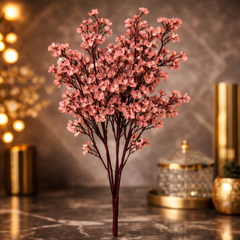 Artificial Blush Pink Cherry Blossom Stem