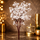 Artificial White Cherry Blossom Stem