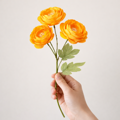 Artificial Ranunculus Flower Bunch