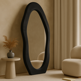 Luxury Irregular Black Wall Mirror