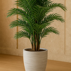 Planter Pot Striped Design