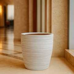 Planter Pot Striped Design