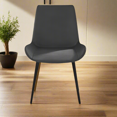 كرسي طعام خشبي بتصميم عصري لغرفة المعيشة (عبوة من قطعة واحدة)