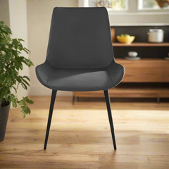 كرسي طعام خشبي بتصميم عصري لغرفة المعيشة (عبوة من قطعة واحدة)