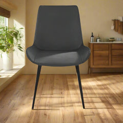 كرسي طعام خشبي بتصميم عصري لغرفة المعيشة (عبوة من قطعة واحدة)