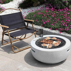 Outdoor Burning Charcoal Firepit
