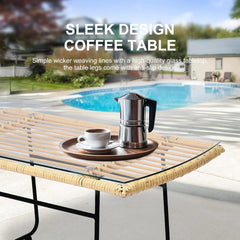 Outdoor 4-Piece Sectional Conversation Sofa Set