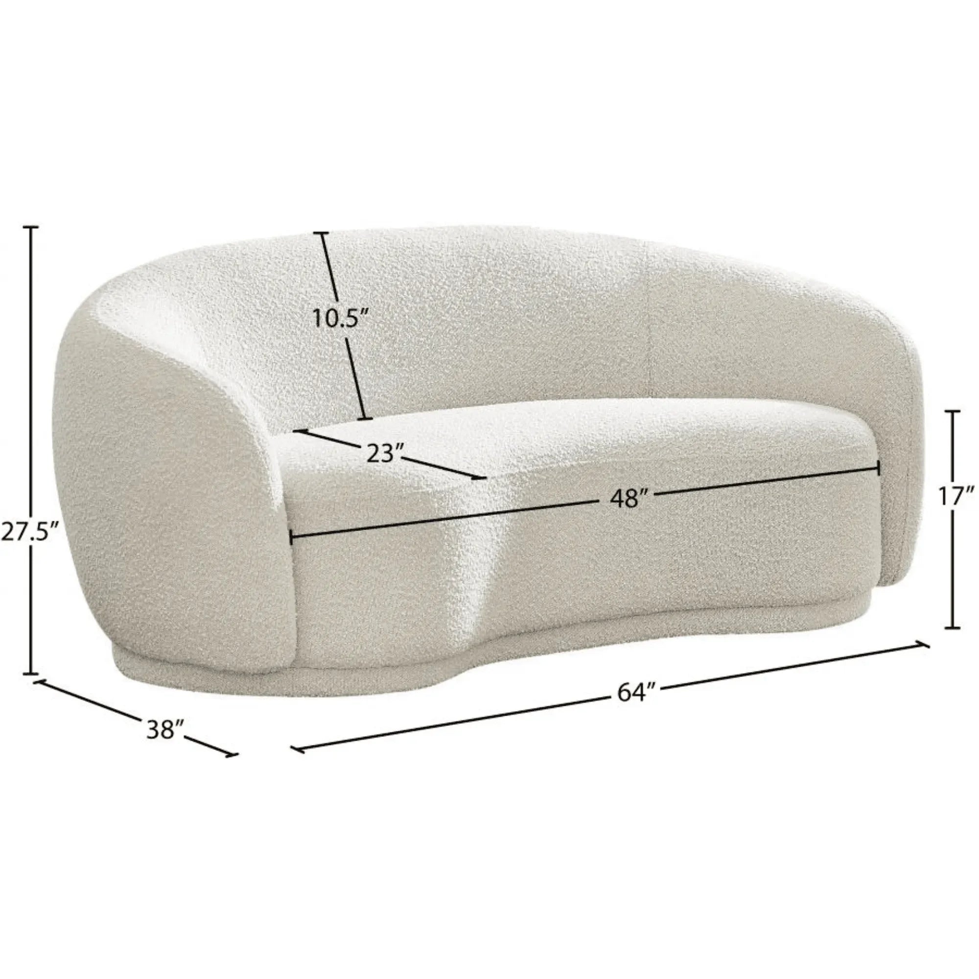 Cozy Cream Loveseat