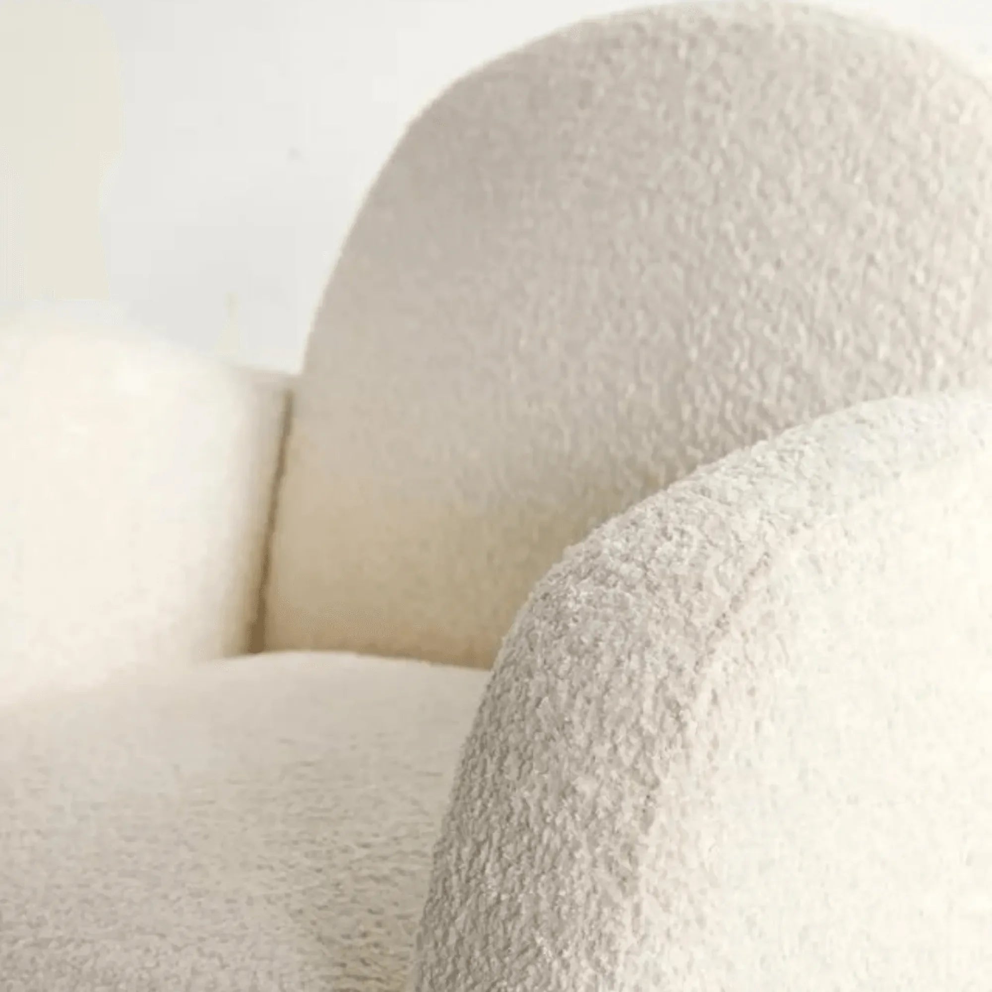 Comfortable Boucle Armchair
