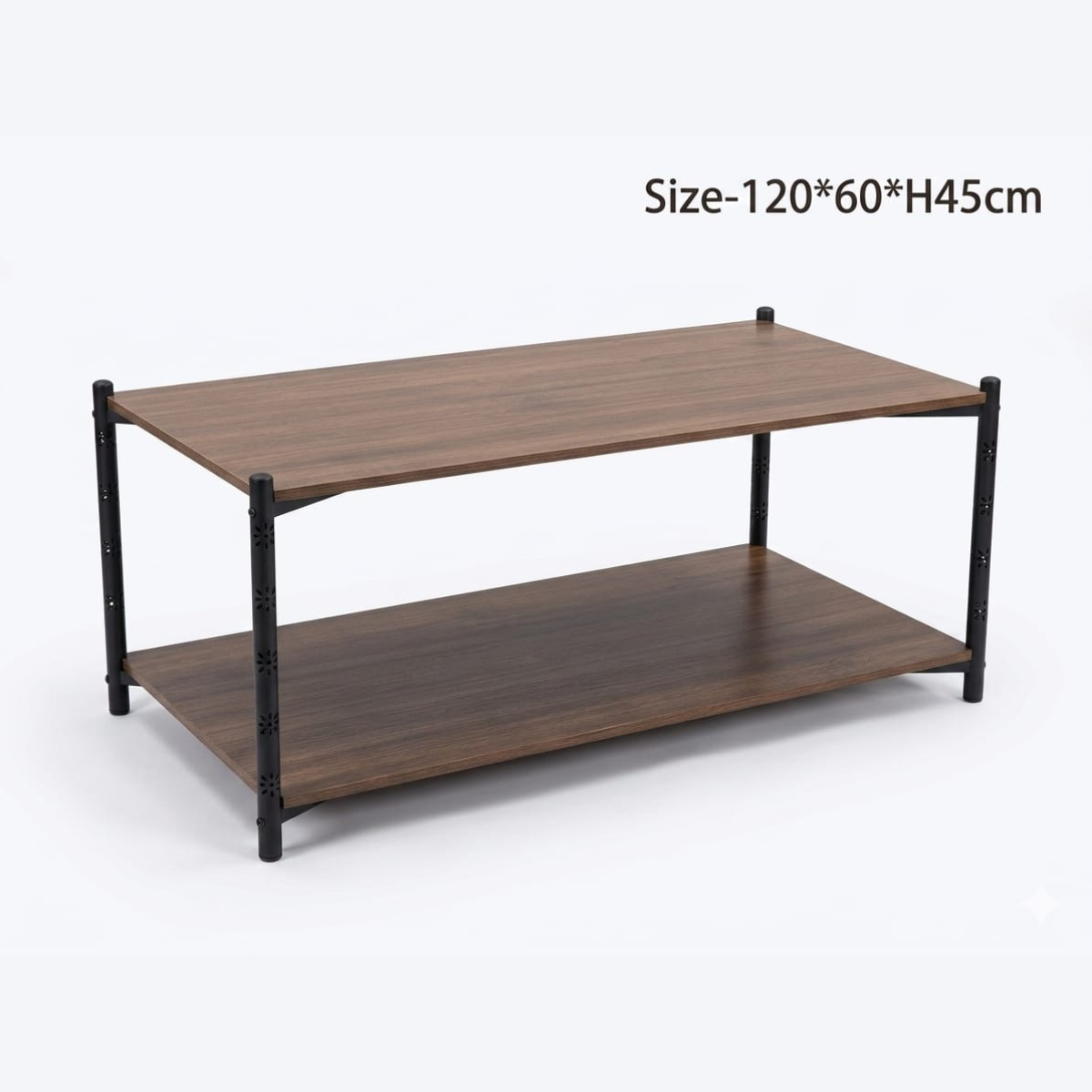 angled product view with size label - 120cm length x 60cm width x 45cm height