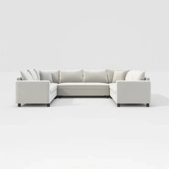 Velongue 6-Seater Sectional Sofa Beige