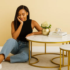 Set of 3 nestingCoffee Tables