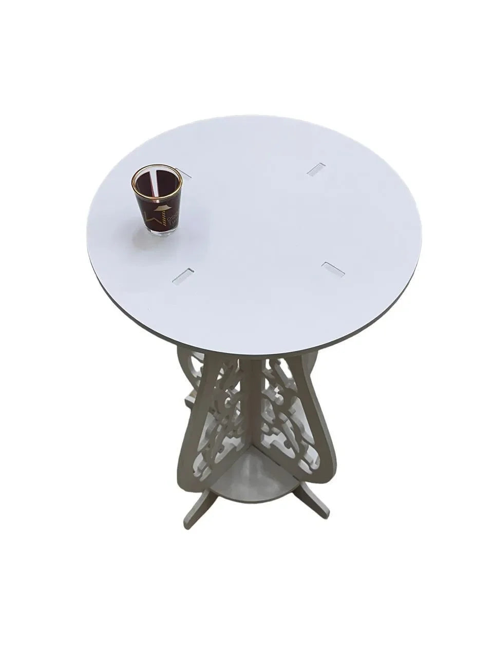 Wooden Round End Table - Wooden Twist UAE