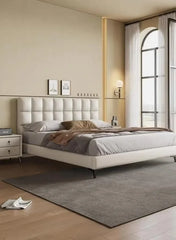 Wooden Twist Melfi Modernize Leatherette Upholstery Bed for Luxury Bedroom - Wooden Twist UAE