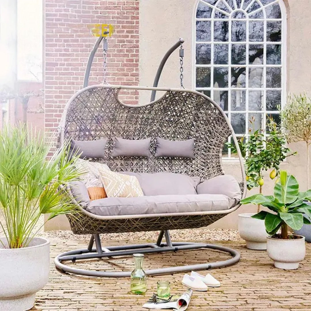 Cocoon Swing Chair Three Seater Buy Wooden Twist Wicker Patio
