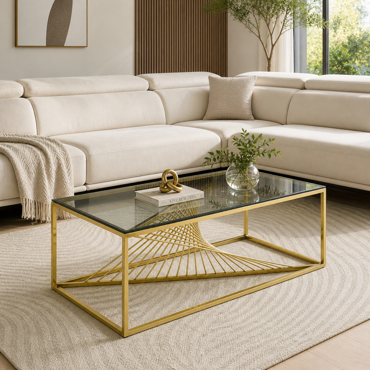Aurelia Spiral Luxe Coffee Table