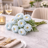 Artificial Blue Ranunculus Flower