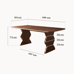 Wave 6 Seater Dining Set