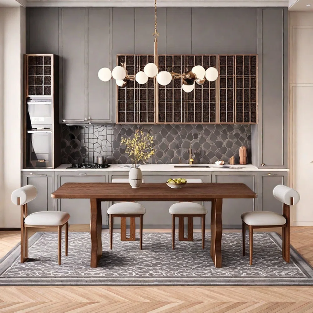 Wave 6 Seater Dining Set