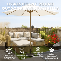 Outdoor patio umbrella