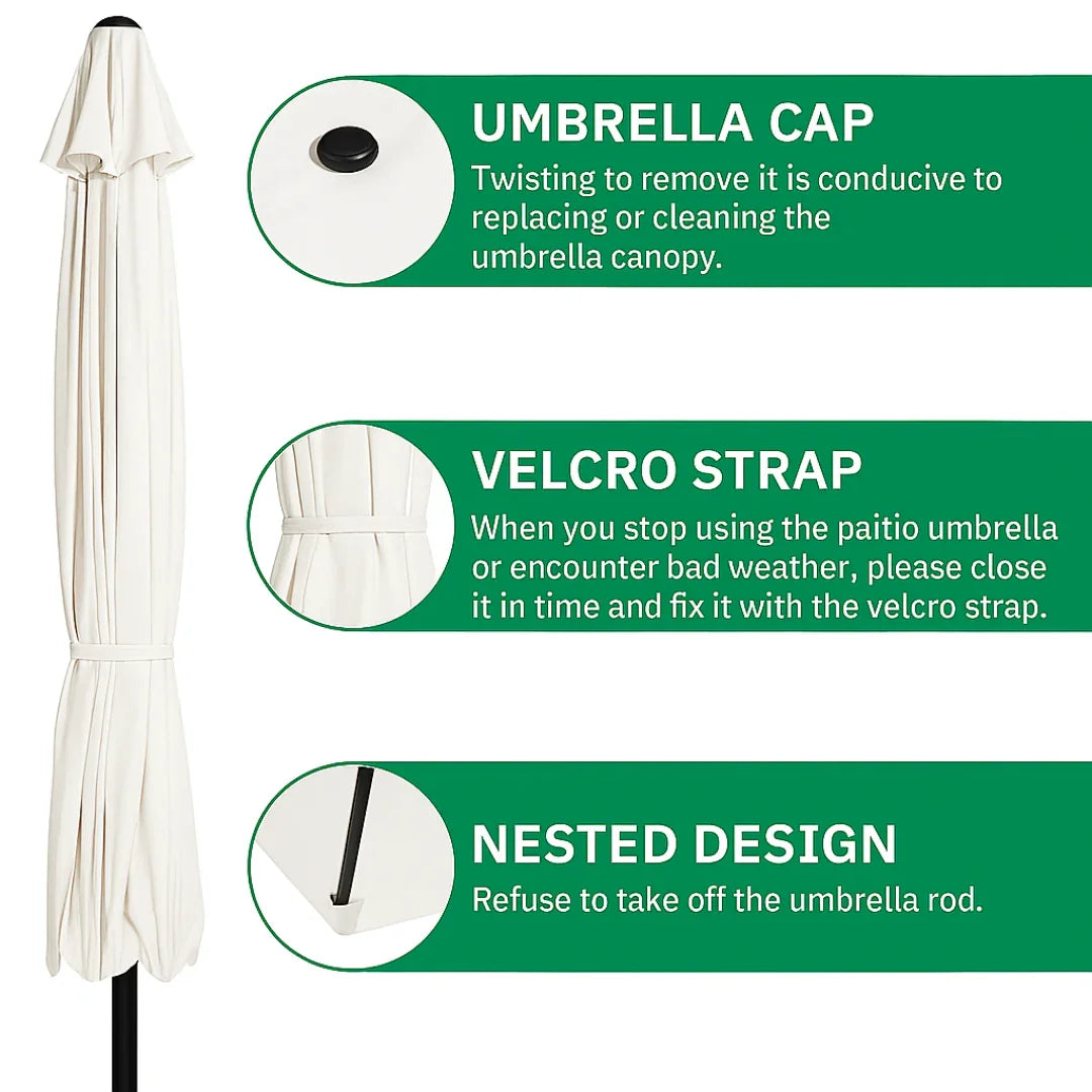 Outdoor patio umbrella